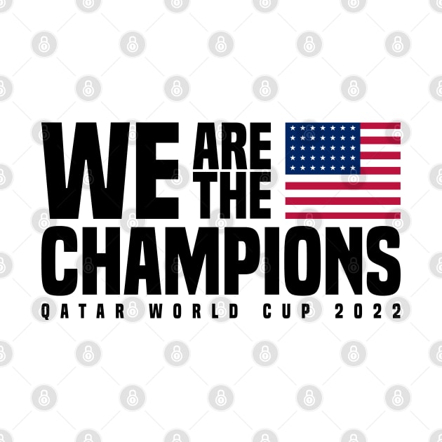 Qatar World Cup Champions 2022 - USA by Den Vector