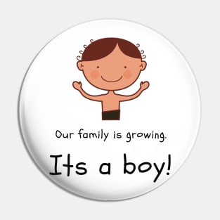 Love this 'Our family is growing. Its a boy' t-shirt! Pin