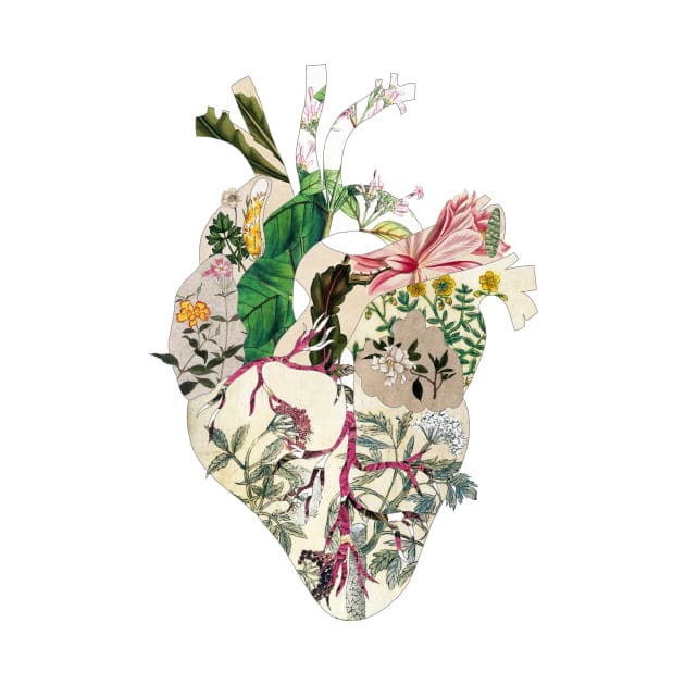 Vintage Botanical Heart by BiancaGreen