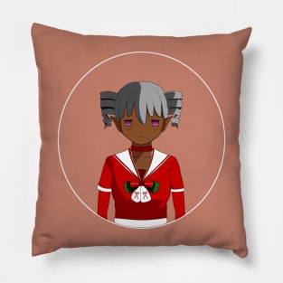 Christmas Elf Girl Pillow