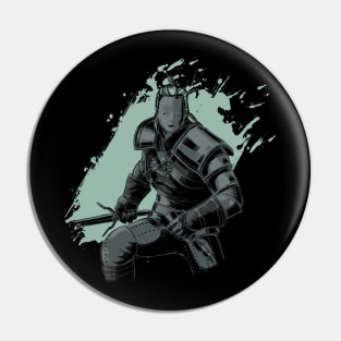 Dark Geralt Pin