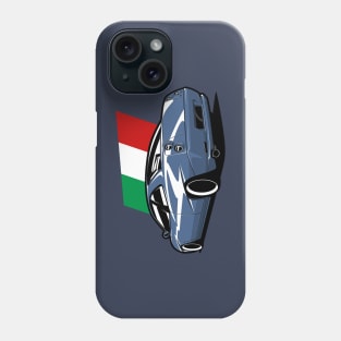 Blue Italian Coupe Turbo Flag Phone Case