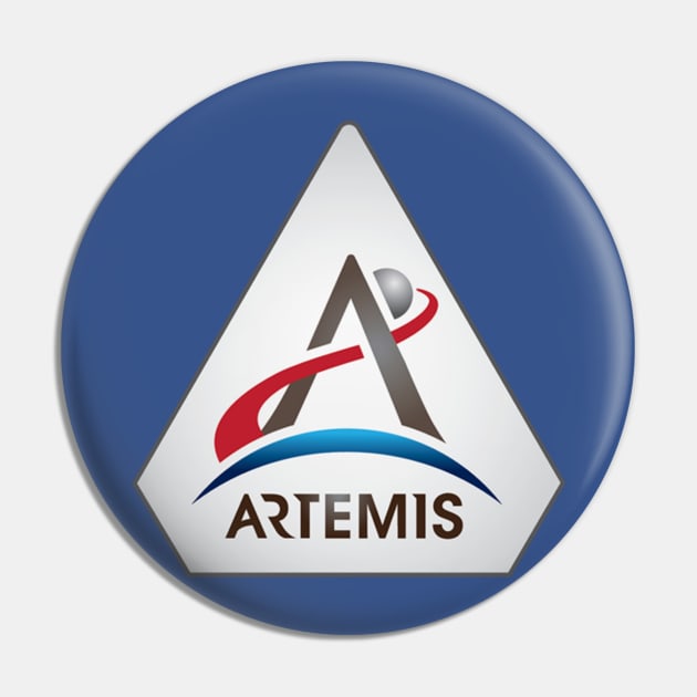 Artemis Program Patch Pin by radiogalaxy