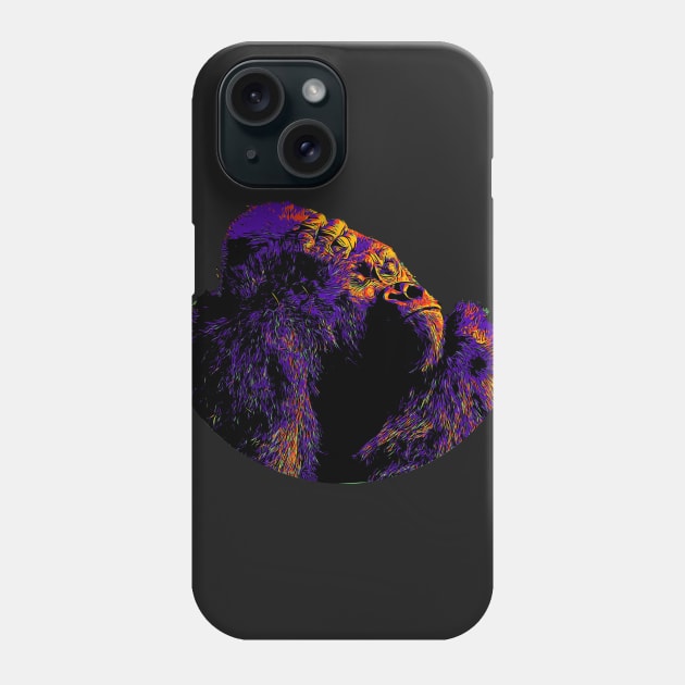 Gorilla Phone Case by Jevaz