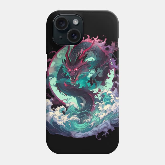 Emerald Sea Dragon Phone Case by CleverboyDsgns