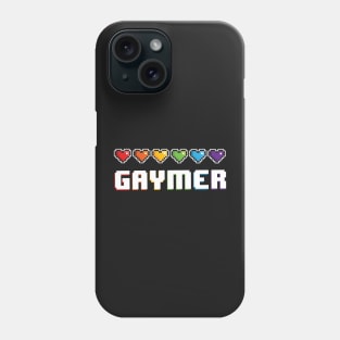 Gaymer the Gay Retro Games T-shirt Phone Case