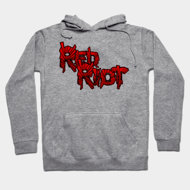 Red Riot Eijiro Kirishima Title Boku No Hero Academia Hoodie Teepublic