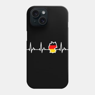 German Flag My Heart Beats for Germany Phone Case