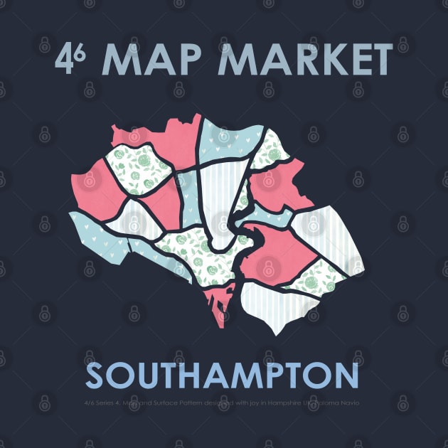 Southampton Map - Pocket Size by Paloma Navio