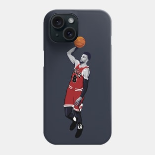 Zach Lavine Vector Dunk Phone Case