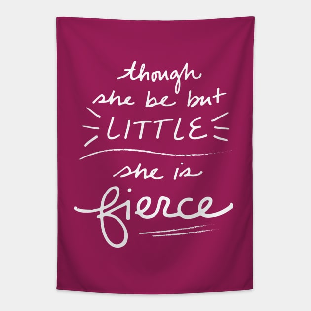 SHE IS FIERCE Tapestry by jayMariah