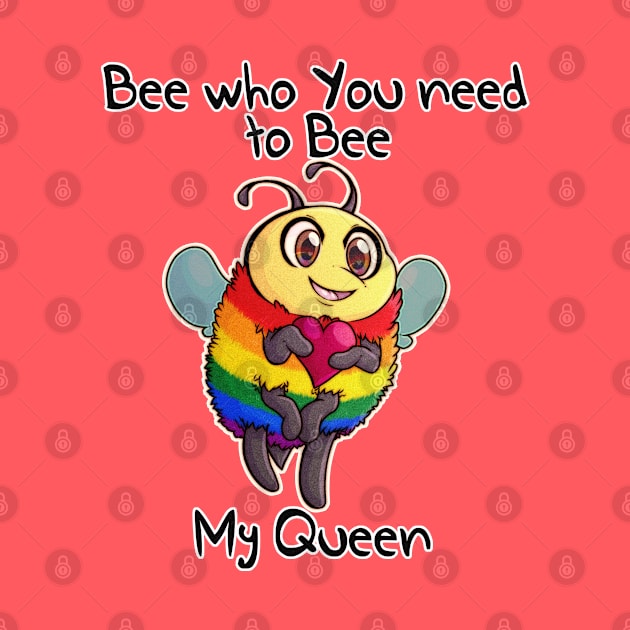 Pride Bee by Zorveechu