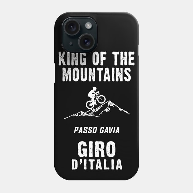 PASSO GAVIA King of the mountains Giro d`Italia For The Cycling Fans Phone Case by Naumovski