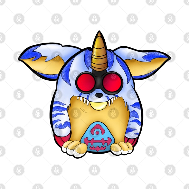 Gabumon x furby by Icydragon98