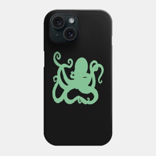 Green kraken octopus design Phone Case
