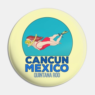 Cancun Snorkeling Mexico Pin