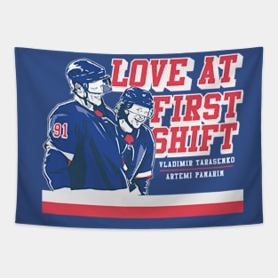 Vladimir Tarasenko & Artemi Panarin Love At First Shift Tapestry