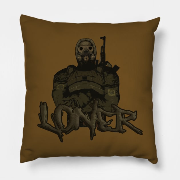 Loner Pillow by MrDelta