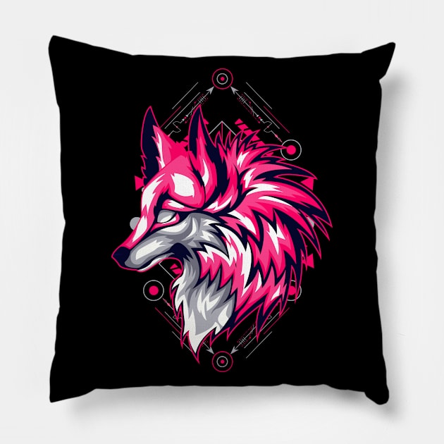 wolf lover Pillow by SHINIGAMII