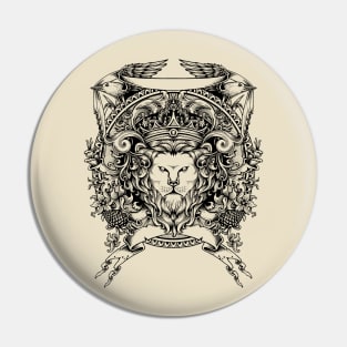 Lion Crest Pin