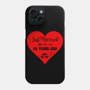 Just Married 25 Years Ago Phone Case