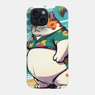 Cat Dad in Beach Phone Case