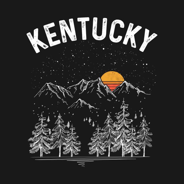 Vintage Retro Kentucky State by DanYoungOfficial