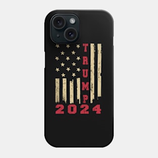 American Flag Trump 2024 Election s Wo Phone Case