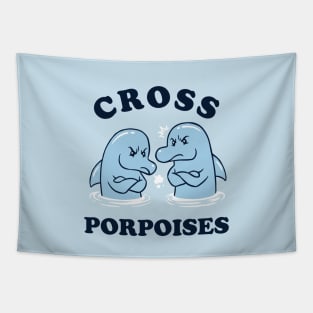 Cross Porpoises Tapestry