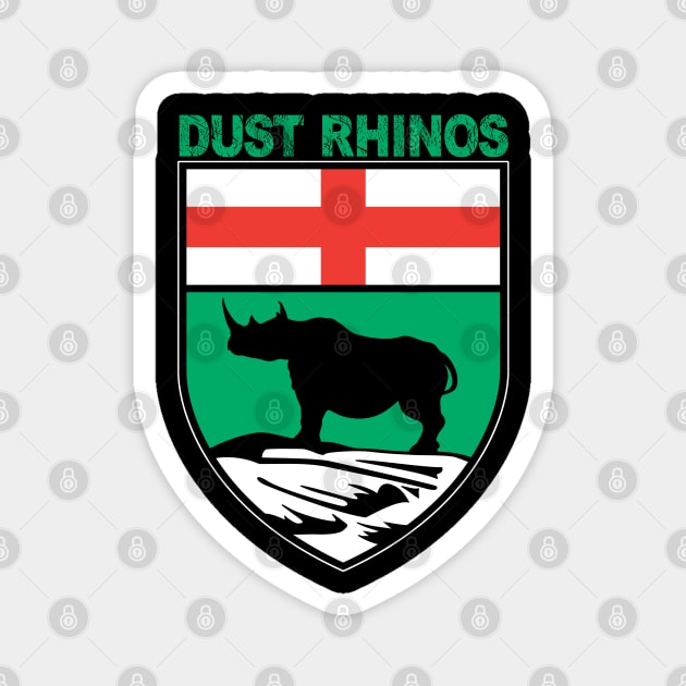 Dust Rhinos MB DK Magnet by Dust Rhinos Swag Store