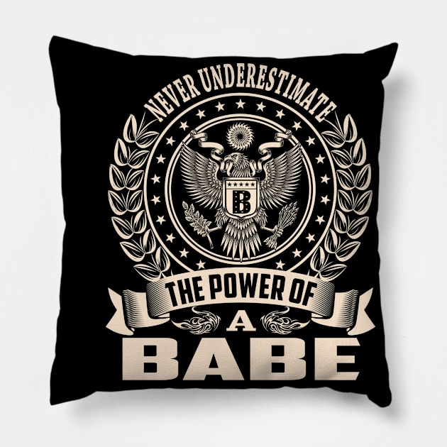 BABE Pillow by Darlasy