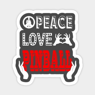 Piece Love Pinball Hands Magnet