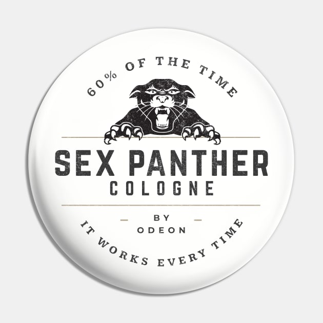 Sex Panther Cologne - vintage Anchorman logo Pin by BodinStreet