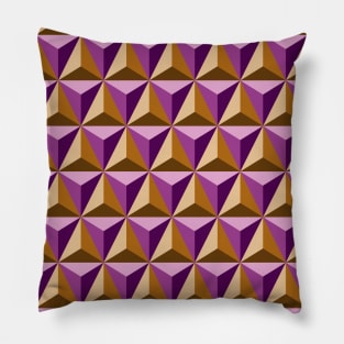 Geometric Triangles Art Pillow