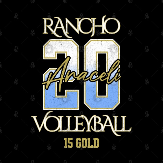 Araceli #20 Rancho VB (15 Gold) - Black by Rancho Family Merch