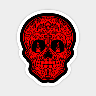 HomeSchoolTattoo Sugarskull Magnet