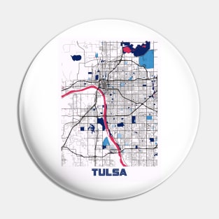 Tulsa - United States MilkTea City Map Pin