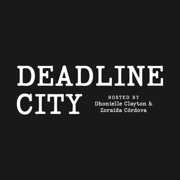 Deadline City logo white by Deadline City