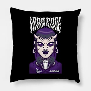 HARDCORE GIRL Pillow