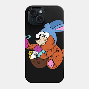 Retro Vintage Grunge Easter Bunny Phone Case