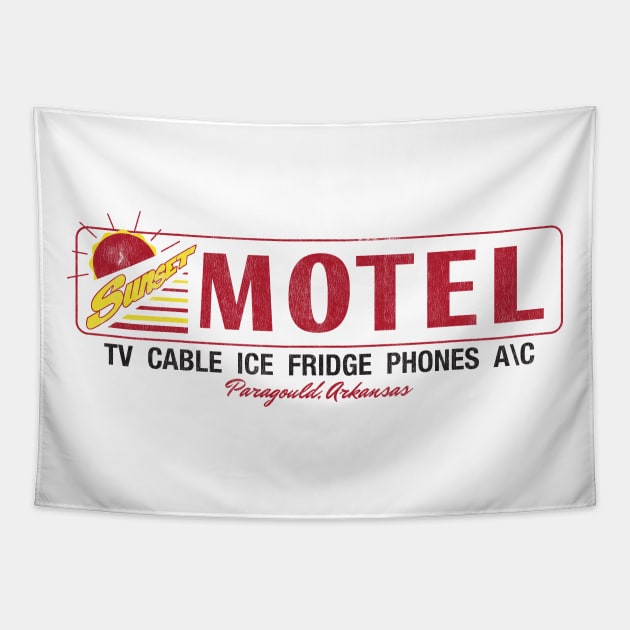 Sunset Motel (light) Tapestry by rt-shirts