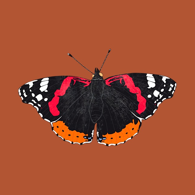 Red Admiral Butterfly by emilywayland