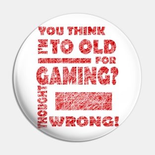 Gaming Headphones E-Sport Gambling Grandpa Alt Pin