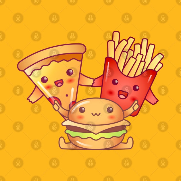 Kawaii Junk Food by Bruno Pires