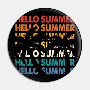 Hello Summer T Shirt For Women Men Pin