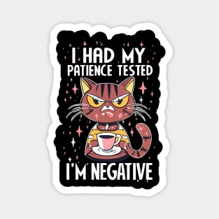 I had My Patience test! I'm negative! Magnet