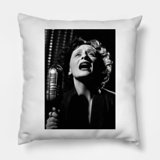 Magnifique photo Edith Piaf - portrait Pillow