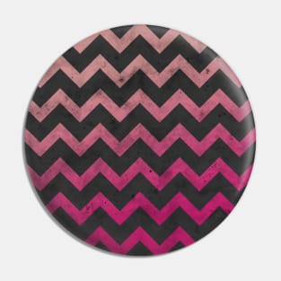 Magenta pink red ombre dark gray chevron lines vintage design pattern Pin