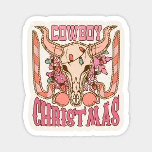 Cowboy Christmas Magnet