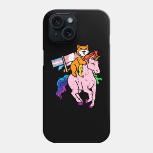 Transgender Flag Cat Unicorn Trans Pride  Lgbt Phone Case